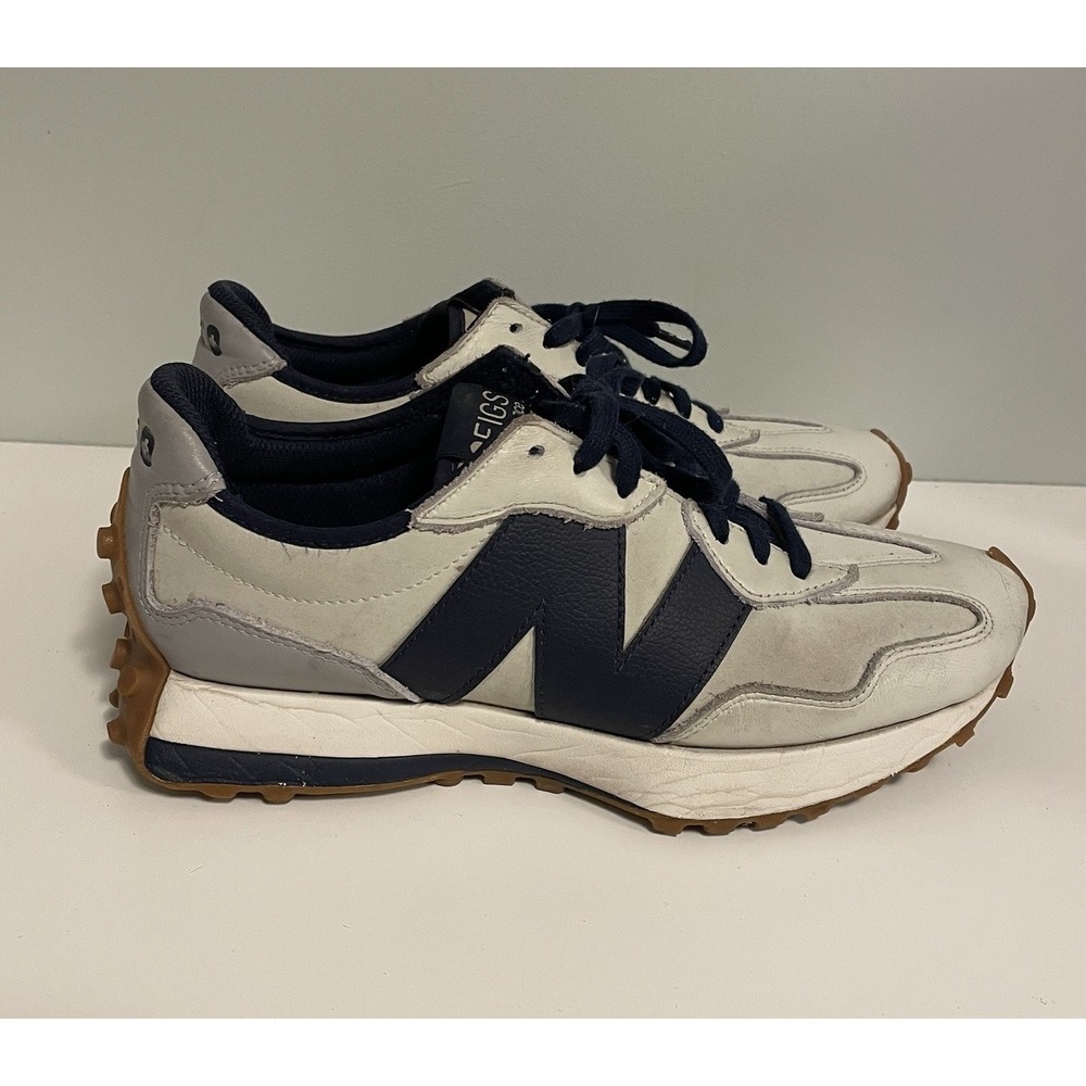 New Balance 327 X Figs Gray and Navy Athletic Shoes Men's 8 Unisex
